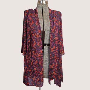 Torrid Sheer Open Front Long Cardigan